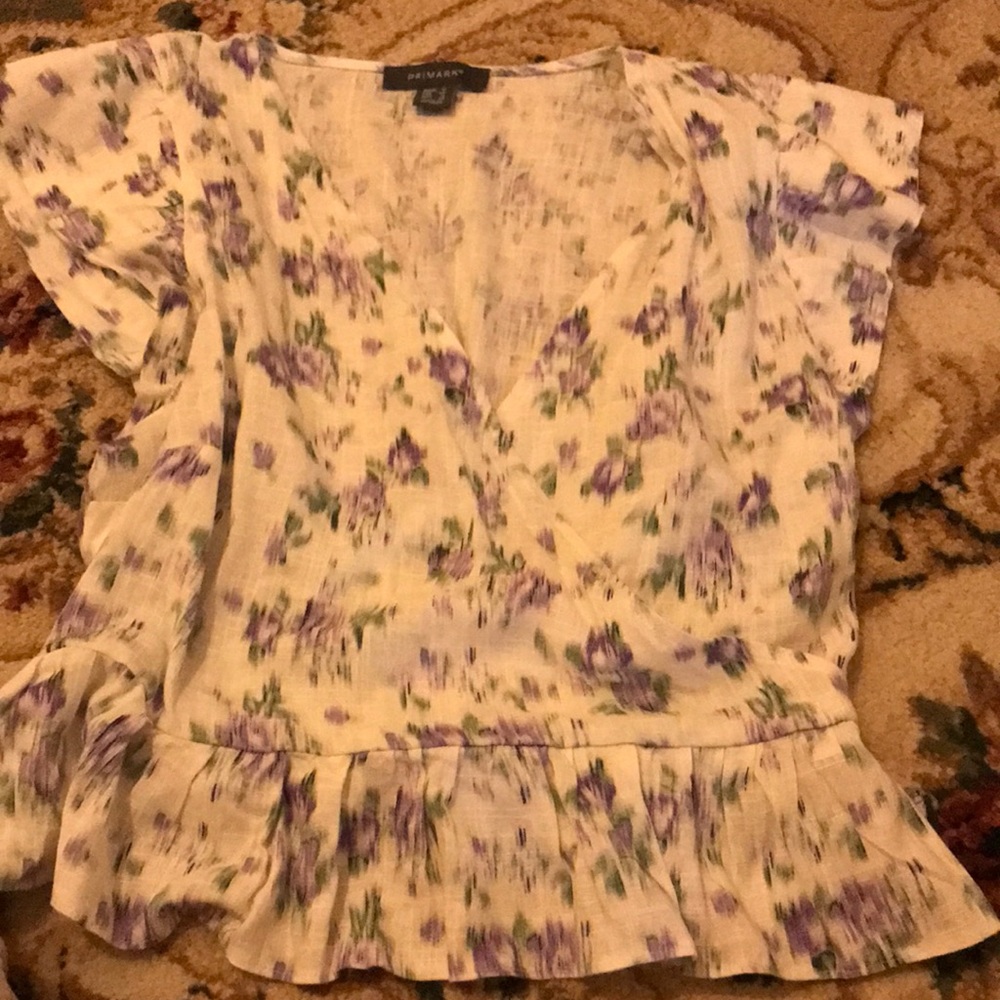 Primark floral casual blouse size 12